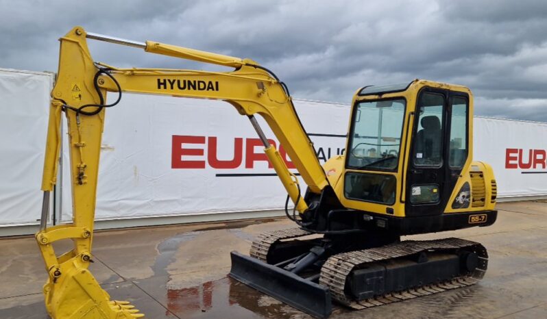 Hyundai R55-7 Mini Excavators For Auction: Dromore – 11th & 12th October 2024 @ 9:00am For Auction on 2024-10-12