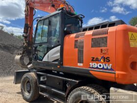 2020 Hitachi ZX190W-6 Wheeled Excavators For Auction: Leeds – 23rd, 24th, 25th, 26th October @ 08:00am full