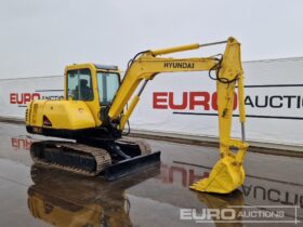 Hyundai R55-7 Mini Excavators For Auction: Dromore – 11th & 12th October 2024 @ 9:00am For Auction on 2024-10-12 full