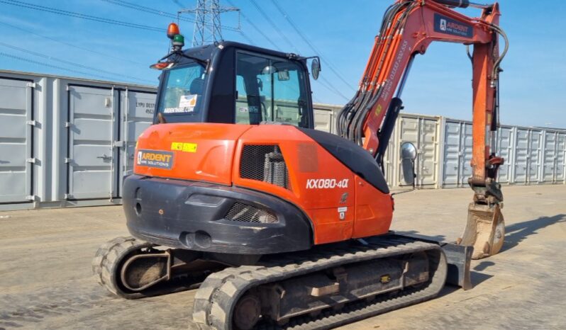 2019 Kubota KX080-4A 6 Ton+ Excavators For Auction: Leeds – 23rd, 24th, 25th, 26th October @ 08:00am full