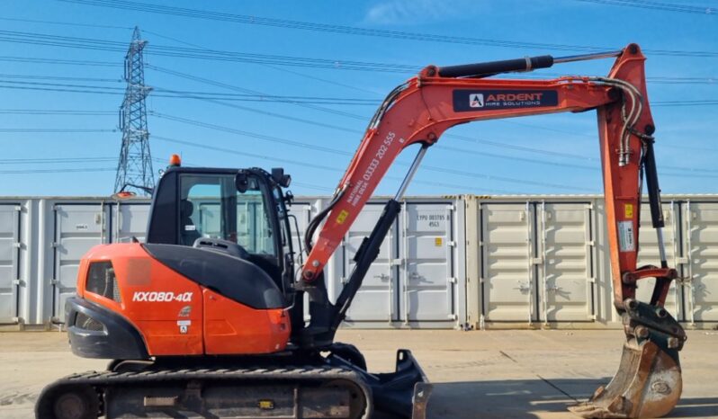 2019 Kubota KX080-4A 6 Ton+ Excavators For Auction: Leeds – 23rd, 24th, 25th, 26th October @ 08:00am full