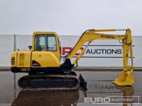 Hyundai R55-7 Mini Excavators For Auction: Dromore – 11th & 12th October 2024 @ 9:00am For Auction on 2024-10-12 full