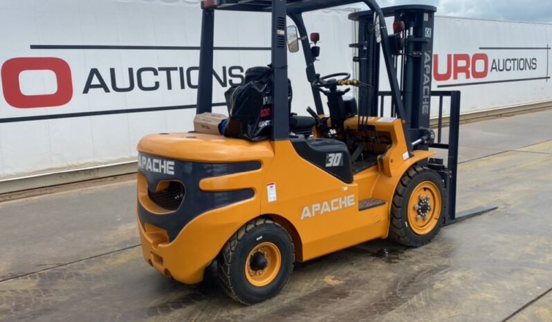 Unused 2024 Apache HH30Z Forklifts For Auction: Dromore – 11th & 12th October 2024 @ 9:00am For Auction on 2024-10-12 full