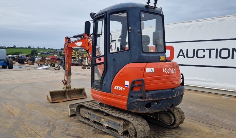 2016 Kubota KX61-3 Mini Excavators For Auction: Dromore – 11th & 12th October 2024 @ 9:00am For Auction on 2024-10-12 full