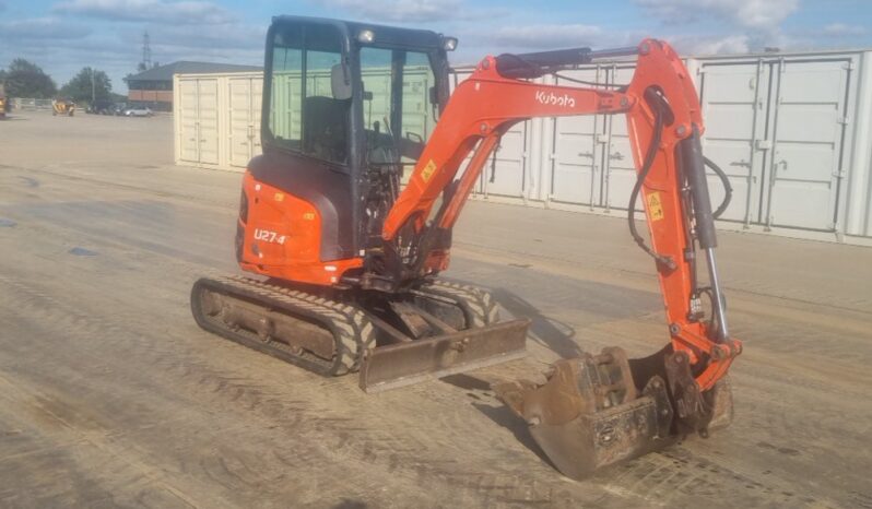 2018 Kubota U27-4 Mini Excavators For Auction: Leeds – 23rd, 24th, 25th, 26th October @ 08:00am full