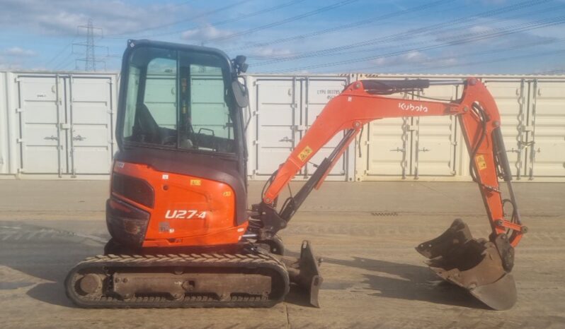 2018 Kubota U27-4 Mini Excavators For Auction: Leeds – 23rd, 24th, 25th, 26th October @ 08:00am full