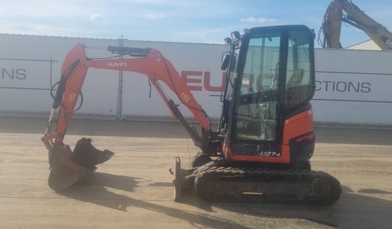 2018 Kubota U27-4 Mini Excavators For Auction: Leeds – 23rd, 24th, 25th, 26th October @ 08:00am full