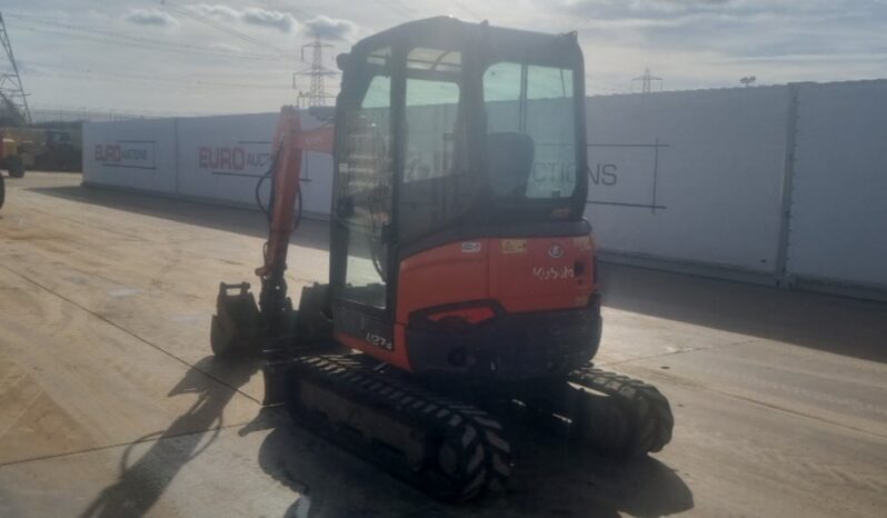 2018 Kubota U27-4 Mini Excavators For Auction: Leeds – 23rd, 24th, 25th, 26th October @ 08:00am full