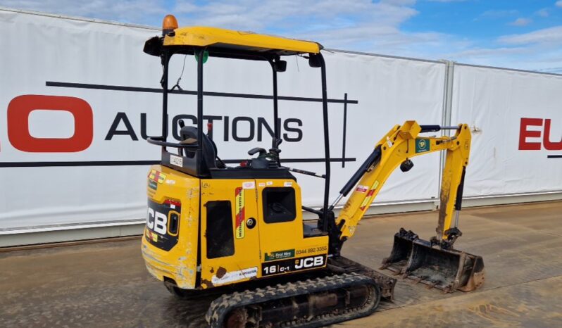 2019 JCB 16C-1 Mini Excavators For Auction: Dromore – 11th & 12th October 2024 @ 9:00am For Auction on 2024-10-12 full