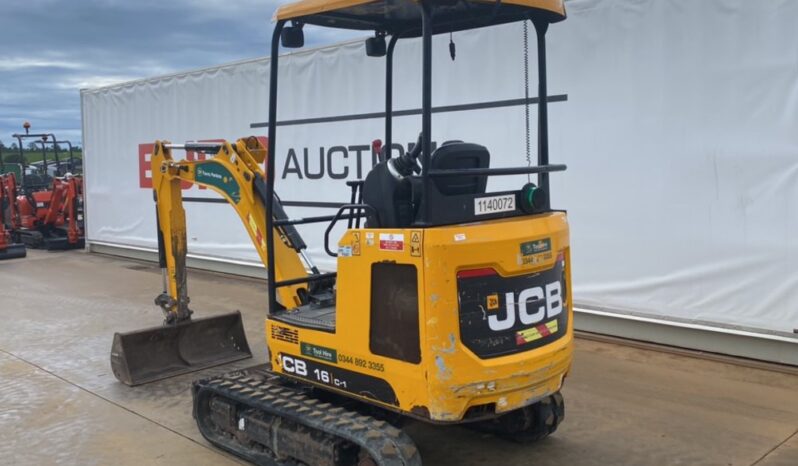 2019 JCB 16C-1 Mini Excavators For Auction: Dromore – 11th & 12th October 2024 @ 9:00am For Auction on 2024-10-12 full