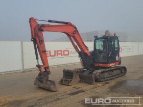 2016 Kubota KX080-4 6 Ton+ Excavators For Auction: Leeds – 23rd, 24th, 25th, 26th October @ 08:00am