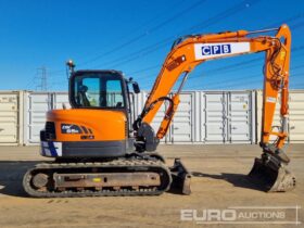 2022 Doosan DX85R-3 6 Ton+ Excavators For Auction: Leeds – 23rd, 24th, 25th, 26th October @ 08:00am full