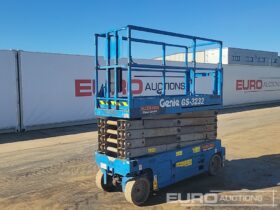 2015 Genie GS3232 Manlifts For Auction: Leeds – 23rd, 24th, 25th, 26th October @ 08:00am