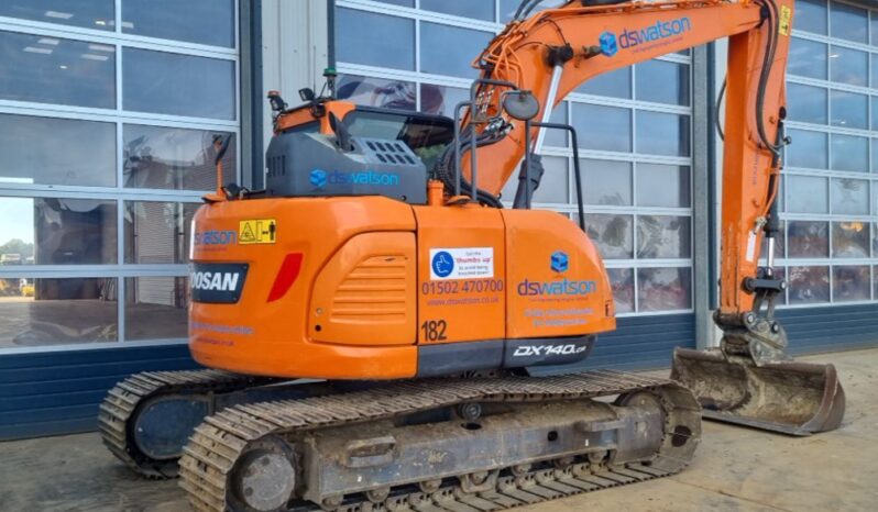 2018 Doosan DX140LCR -5 10 Ton+ Excavators For Auction: Leeds – 23rd, 24th, 25th, 26th October @ 08:00am full