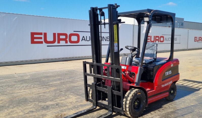 Unused 2024 TRANER TR15 Forklifts For Auction: Leeds – 23rd, 24th, 25th, 26th October @ 08:00am