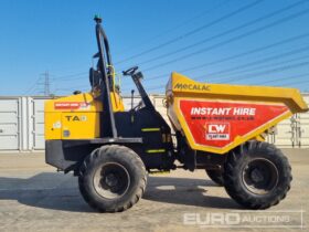 2018 Mecalac TA9 Site Dumpers For Auction: Leeds – 23rd, 24th, 25th, 26th October @ 08:00am full