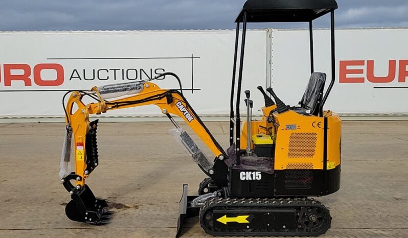 Unused 2024 Captok CK15 Mini Excavators For Auction: Leeds – 23rd, 24th, 25th, 26th October @ 08:00am full