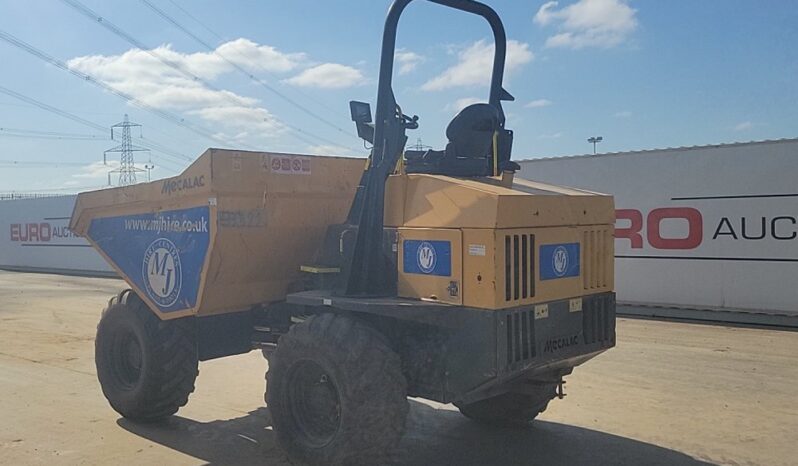 2018 Mecalac TA9 Site Dumpers For Auction: Leeds – 23rd, 24th, 25th, 26th October @ 08:00am full