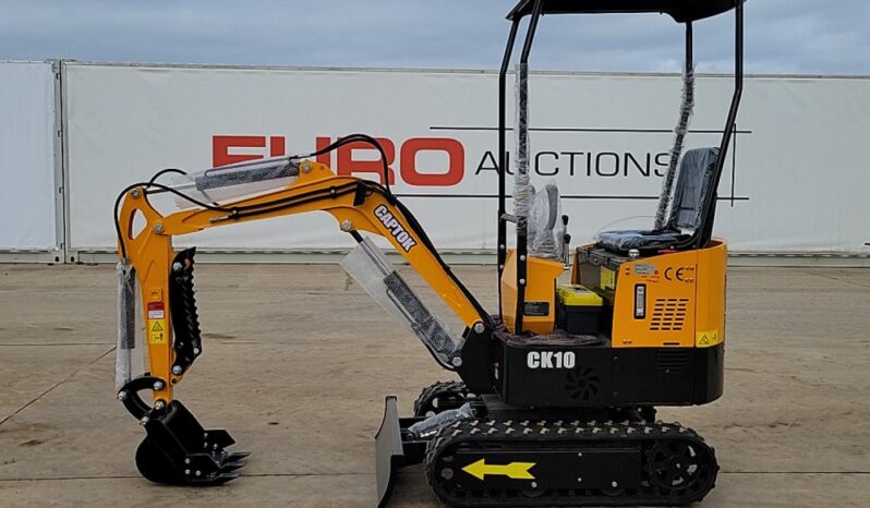 Unused 2024 Captok CK10 Mini Excavators For Auction: Leeds – 23rd, 24th, 25th, 26th October @ 08:00am full