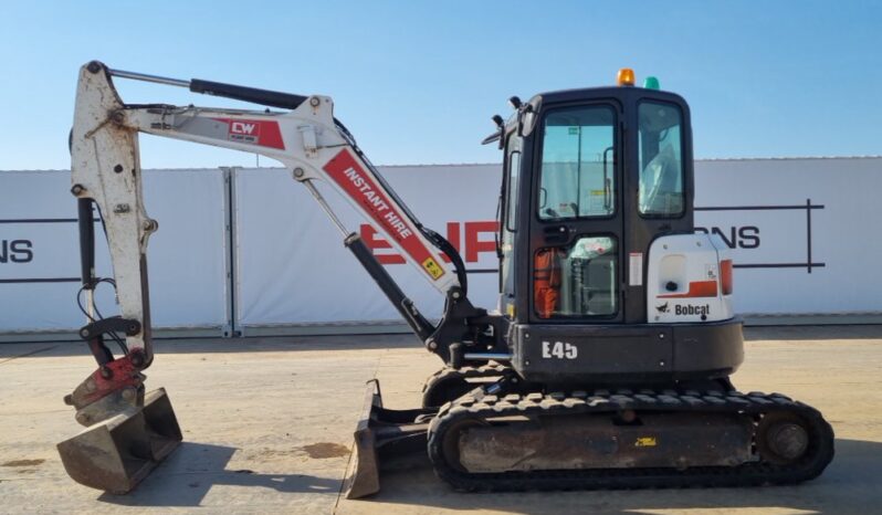 2020 Bobcat E45 Mini Excavators For Auction: Leeds – 23rd, 24th, 25th, 26th October @ 08:00am full