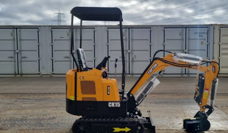 Unused 2024 Captok CK15 Mini Excavators For Auction: Leeds – 23rd, 24th, 25th, 26th October @ 08:00am full