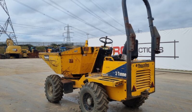 Thwaites 3 Ton Site Dumpers For Auction: Leeds – 23rd, 24th, 25th, 26th October @ 08:00am full