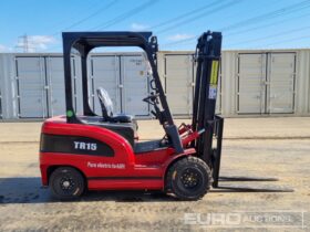 Unused 2024 TRANER TR15 Forklifts For Auction: Leeds – 23rd, 24th, 25th, 26th October @ 08:00am full