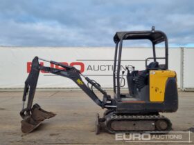 2018 Volvo EC15D Mini Excavators For Auction: Leeds – 23rd, 24th, 25th, 26th October @ 08:00am full