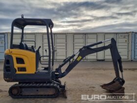 2018 Volvo EC15D Mini Excavators For Auction: Leeds – 23rd, 24th, 25th, 26th October @ 08:00am full