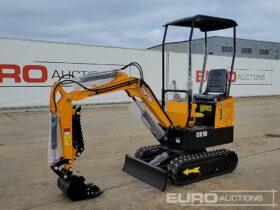 Unused 2024 Captok CK10 Mini Excavators For Auction: Leeds – 23rd, 24th, 25th, 26th October @ 08:00am