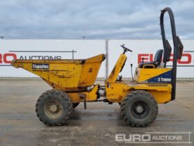 Thwaites 3 Ton Site Dumpers For Auction: Leeds – 23rd, 24th, 25th, 26th October @ 08:00am full