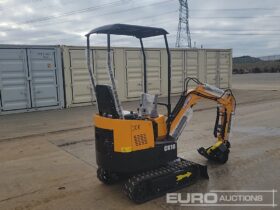 Unused 2024 Captok CK10 Mini Excavators For Auction: Leeds – 23rd, 24th, 25th, 26th October @ 08:00am full