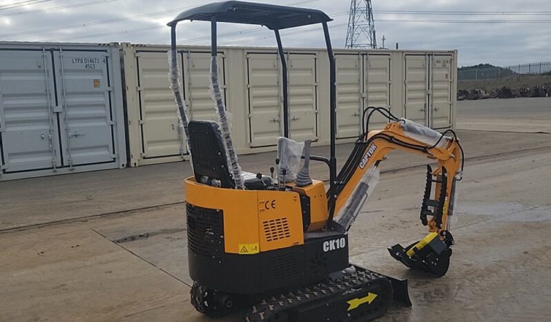 Unused 2024 Captok CK10 Mini Excavators For Auction: Leeds – 23rd, 24th, 25th, 26th October @ 08:00am full