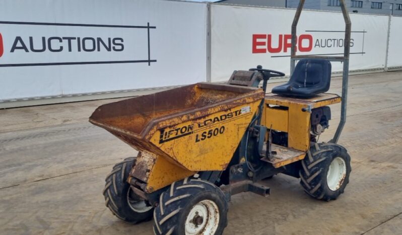 Lifton LS500 Site Dumpers For Auction: Leeds – 23rd, 24th, 25th, 26th October @ 08:00am