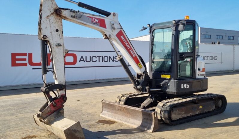 2020 Bobcat E45 Mini Excavators For Auction: Leeds – 23rd, 24th, 25th, 26th October @ 08:00am