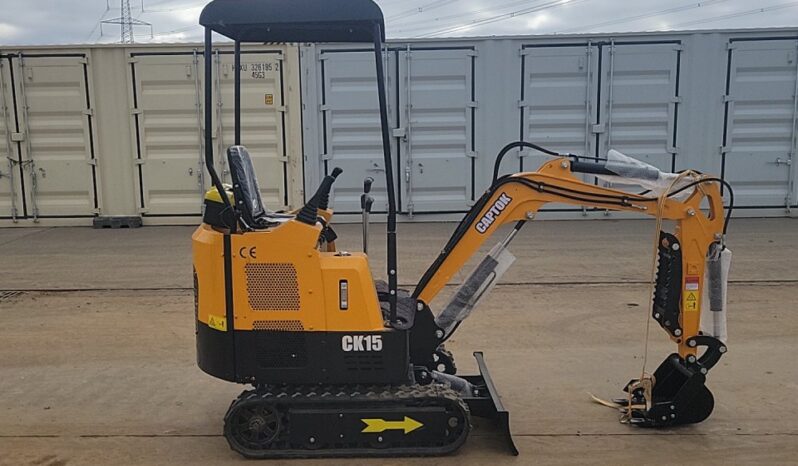 Unused 2024 Captok CK15 Mini Excavators For Auction: Leeds – 23rd, 24th, 25th, 26th October @ 08:00am full