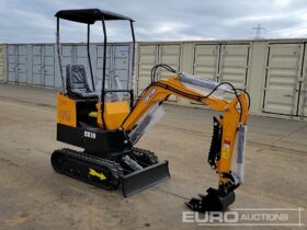 Unused 2024 Captok CK10 Mini Excavators For Auction: Leeds – 23rd, 24th, 25th, 26th October @ 08:00am full