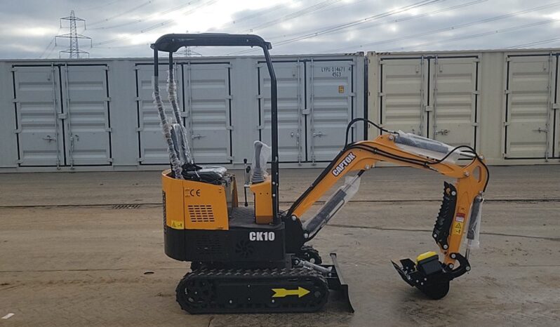 Unused 2024 Captok CK10 Mini Excavators For Auction: Leeds – 23rd, 24th, 25th, 26th October @ 08:00am full