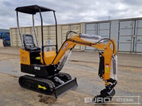 Unused 2024 Captok CK10 Mini Excavators For Auction: Leeds – 23rd, 24th, 25th, 26th October @ 08:00am full