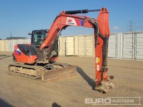 2019 Kubota KX080-4A 6 Ton+ Excavators For Auction: Leeds – 23rd, 24th, 25th, 26th October @ 08:00am full