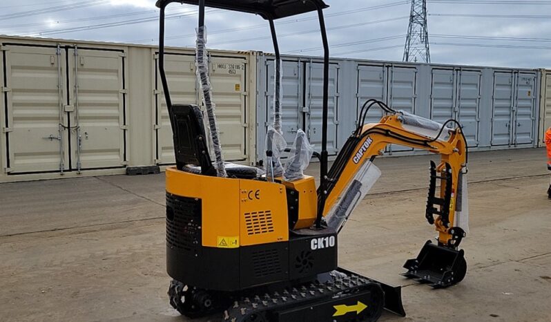 Unused 2024 Captok CK10 Mini Excavators For Auction: Leeds – 23rd, 24th, 25th, 26th October @ 08:00am full