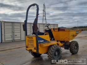 Thwaites 3 Ton Site Dumpers For Auction: Leeds – 23rd, 24th, 25th, 26th October @ 08:00am full