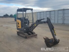 2018 Volvo EC15D Mini Excavators For Auction: Leeds – 23rd, 24th, 25th, 26th October @ 08:00am full