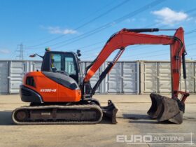 2016 Kubota KX080-4 6 Ton+ Excavators For Auction: Leeds – 23rd, 24th, 25th, 26th October @ 08:00am full