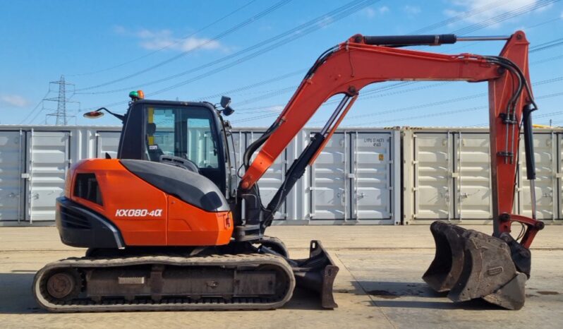 2016 Kubota KX080-4 6 Ton+ Excavators For Auction: Leeds – 23rd, 24th, 25th, 26th October @ 08:00am full