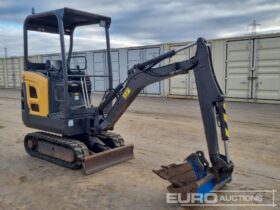 2018 Volvo EC15D Mini Excavators For Auction: Leeds – 23rd, 24th, 25th, 26th October @ 08:00am full