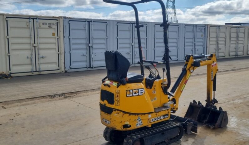 2020 JCB 8008CTS Mini Excavators For Auction: Leeds – 23rd, 24th, 25th, 26th October @ 08:00am full