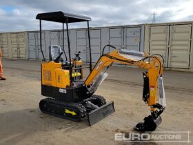 Unused 2024 Captok CK15 Mini Excavators For Auction: Leeds – 23rd, 24th, 25th, 26th October @ 08:00am full