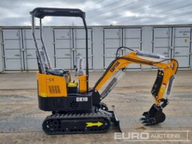 Unused 2024 Captok CK10 Mini Excavators For Auction: Leeds – 23rd, 24th, 25th, 26th October @ 08:00am full