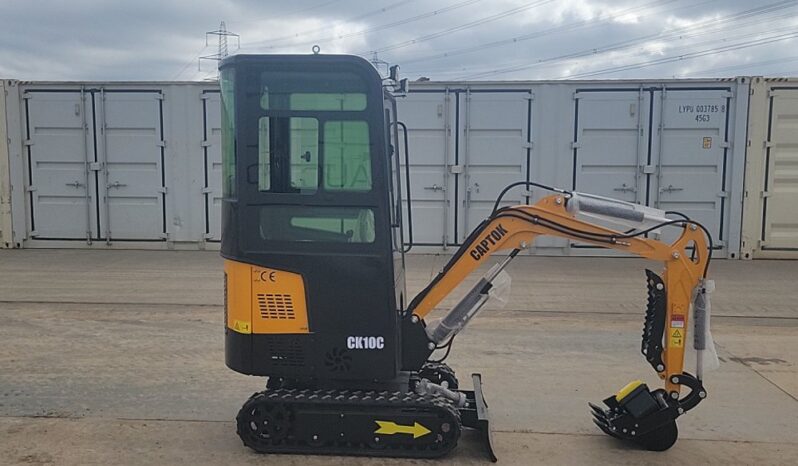 Unused 2024 Captok CK10C Mini Excavators For Auction: Leeds – 23rd, 24th, 25th, 26th October @ 08:00am full